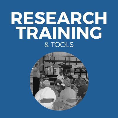 Research & Training Videos Button